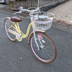 受付終了:自転車あげます(22インチ女の子用)の画像