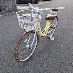 受付終了:自転車あげます(22インチ女の子用)の画像