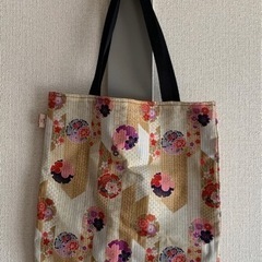 和柄トートバッグ　A4 マチなし