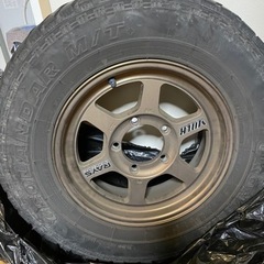 JB23 ジムニー  レイズ　TE37ホイールタイヤ付き4本　