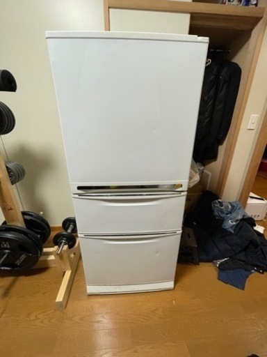決まりました！3ドア冷凍冷蔵庫　東芝　GR-25NA(W)　冷凍室58L　冷蔵室188L　2006年製