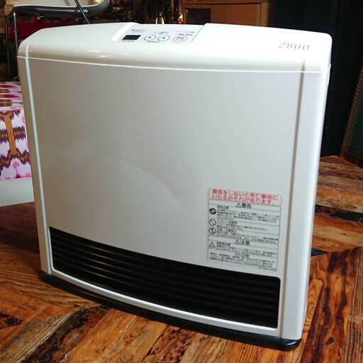 ✨期間限定・特別価格✨リンナイ／Rinnai ガスファンヒーター RC-L4002W-1 都市ガス 中古家電