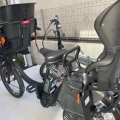 ★美品★中古【子供乗せ電動アシスト自転車】YAMAHA PAS Babby un （幼児2人同乗（3人乗り）対応車種