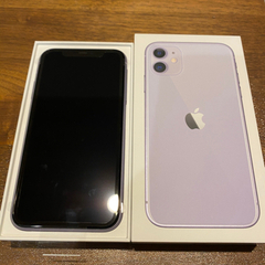 【新品未使用】iPhone １１64G パープル　　SIMフリー