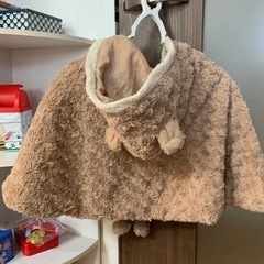 ポンチョ　くま耳の画像