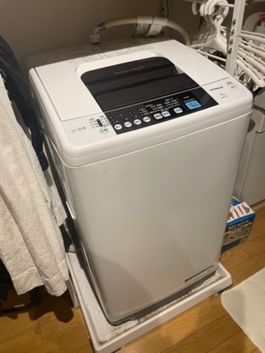 日立 HITACHI NW-7TY 全自動洗濯機（7.0kg） 白い約束 ピュアホワイト]