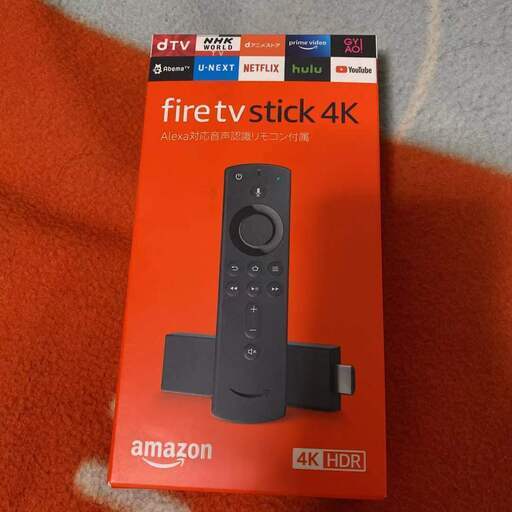 【新品未開封】Fire TV Stick 4K Alexa対応音声認識リモコン付属