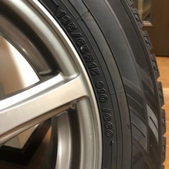 2018年製　バリ溝！スタッドレスタイヤホイールセット。の画像
