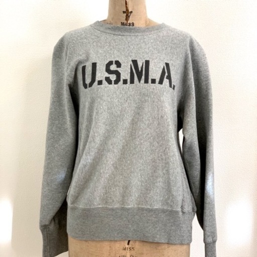 チャンピオン リバースウィーブ スウェット グレー U.S.M.A Sサイズ