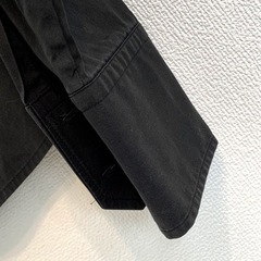 美品 GUCCI グッチ シャツ ブラック 無地 シンプル 40 綺麗 おしゃれ