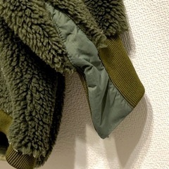 GOLDWIN ゴールドウィン STAND COLLAR FLECE カーキ Lの画像