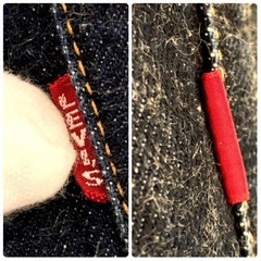 リーバイス  復刻 501XX W34 L36 ビッグE 赤耳 デニム バックルの画像