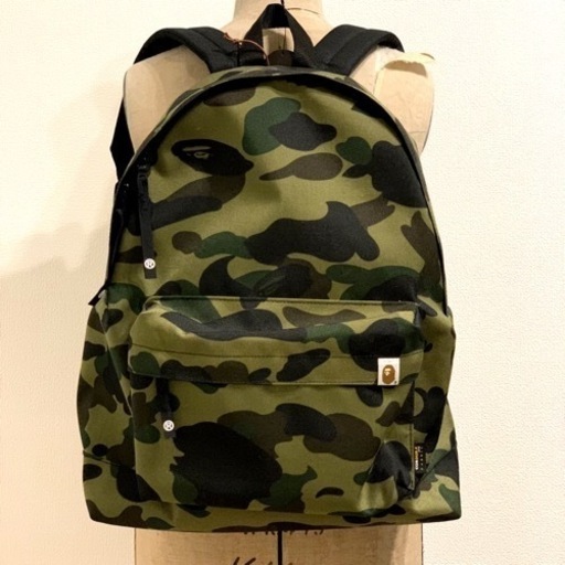 アベイシングエイプ APE バックパック カモフラ 迷彩 グリーン フリーサイズ