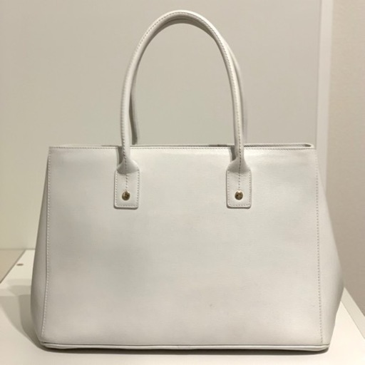 FURLA フルラ トートバッグ リンダ ホワイト 白 レザーバッグ A4収納