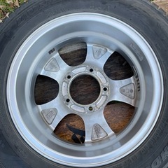 🉐ジムニー用スタッドレス、アルミセットです。の画像