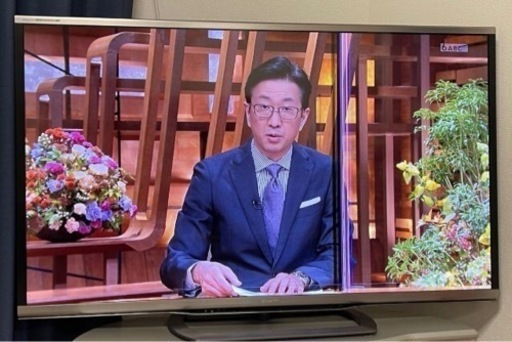 値下げしました美品52インチテレビ　シャープ