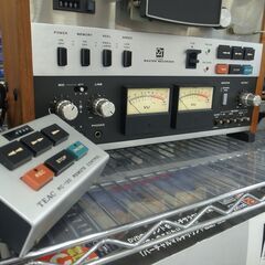 ティアック TEAC テープデッキ A6100 オープンリール 録音 編集 1970年代 ジャンク扱い 【モノ市場半田店】の画像