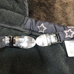 ★耳付き星柄ベビーケープ★抱っこ紐＆ベビーカーカバーの画像