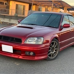 スバル4WD レガシィB4★ツインターボ RSK★レカロシート★社外マフラー★ワークＡＷ★F5MT★オールペイント★の画像