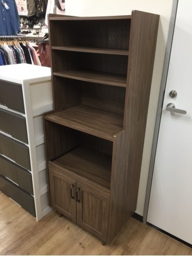 ニトリのレンジ台（ノクタ60）（ブラウン）です。【トレファク東大阪店】