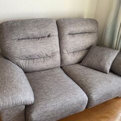 ニトリ ソファ グレー 二人掛け