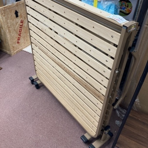 値下げ　すのこ　折り畳みベッド