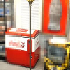 コカコーラ ステンドグラス風 スタンドライト フロアライト 照明 【モノ市場半田店】の画像