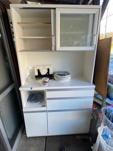 大川家具　食器棚　カップボード