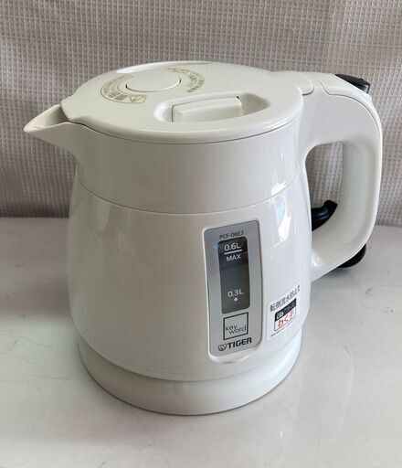 TIGER タイガー　電子ケトル　わく子　PCF-06E3　0.6L　2016年製