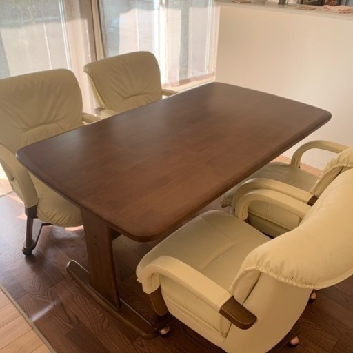 ダイニングテーブルセット5点