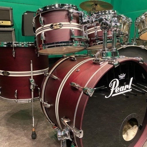 中古美品！Pearl Masters Maple Gum 22”16”12”10