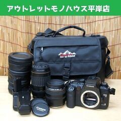 シャッター切れる★キャノン ボディ+レンズ2本 他セット EOS...