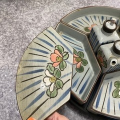 泉翠　オードブル回転皿セットの画像