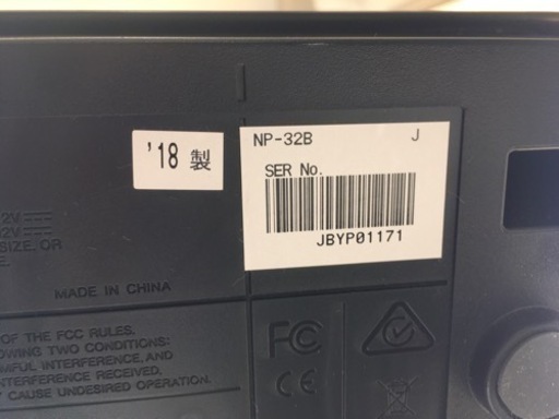 i471  YAMAHA NP-32  2018年製　ヤマハ　電子ピアノ