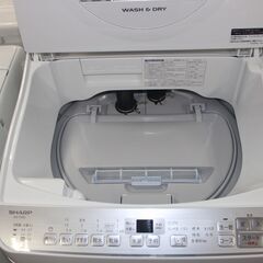 ☆特別価格 乾燥機能付き 美品！ ☆SHARP シャープ タテ型洗濯乾燥機 