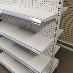 ★新品★両面タイプ　店舗什器　陳列什器　スーパー用什器　コンビニ用什器　物産展用展示什器　両面タイプ　高さ１８０　横幅７０の画像