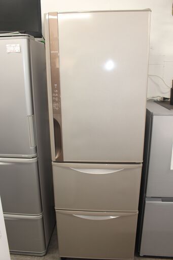 ★特別価格  3ドア 値下げ！★HITACHI 日立 冷凍冷蔵庫 (R-K38JV-T) 375L 18年製★大田区、品川区 配送・設置無料★店頭取引歓迎