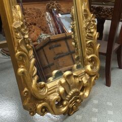 姿見 スタンドミラー 鏡 ゴージャス ラグジュアリー 【モノ市場半田店】の画像