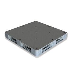 ★新品★両面プラスチックパレットエコマーク商品 (樹脂 パレット )　1t用　リフト用パレット　両面パレットの画像