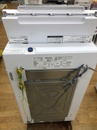 K041★Hisense製★2020年製5.5㌔洗濯機★6ヵ月保証付き