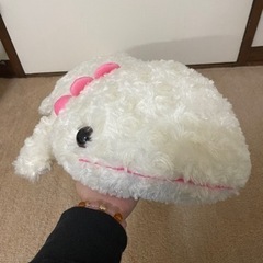 美品 ウーパールーパー 抱き枕 ぬいぐるみの画像