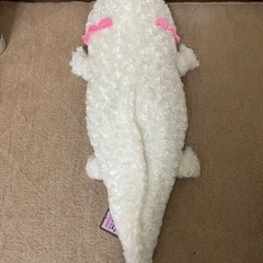 美品 ウーパールーパー 抱き枕 ぬいぐるみの画像