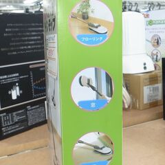 未使用 コードレス 充電式 くるくるツインモップ フローリング 窓 網戸 畳 2WAYハンドル 洗って繰り返し使える 【モノ市場半田店】の画像