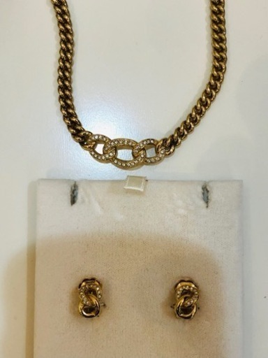 Christian Dior ネックレス&イヤリング　セット
