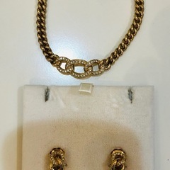 Christian Dior ネックレス&イヤリング　セットの画像