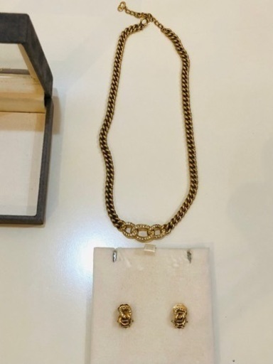 Christian Dior ネックレス&イヤリング　セット