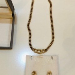 Christian Dior ネックレス&イヤリング　セットの画像