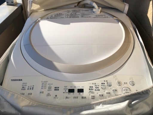 東芝　全自動洗濯機 8kg 乾燥機能付き