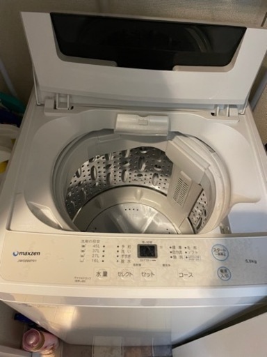 洗濯機 5キロ　白