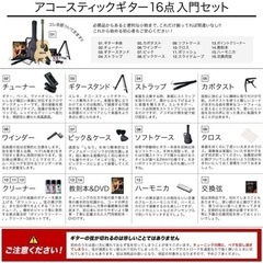 HONEY BEE ハニービー アコースティックギター フォークギタータイプ F-15/MH 初心者入門16点セットの画像
